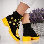 Ghete dama Yellow Patch piele naturala - imagine 2